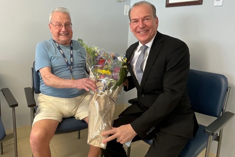 Un résident de Sherbrooke fête son 100e anniversaire de naissance
